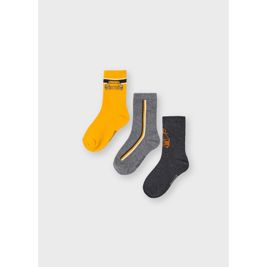Honey Car Socks 3 Pair Set