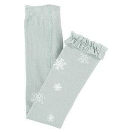 Snowflake Footless Ruffle Tights