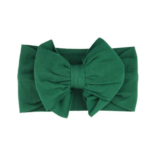 Evergreen Big Bow Headband