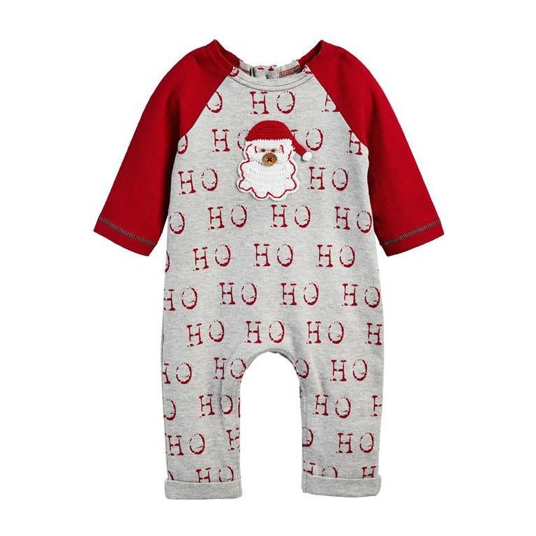 Ho Ho Ho Crochet Santa Baby Pajamas