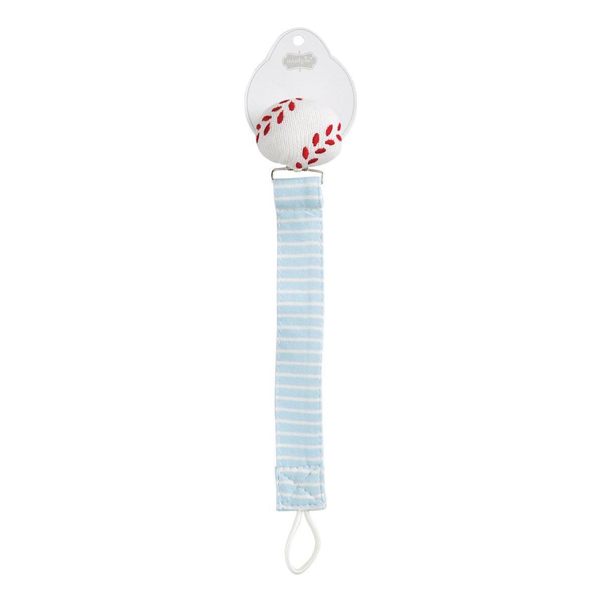 Baseball Knit Pacy Clip