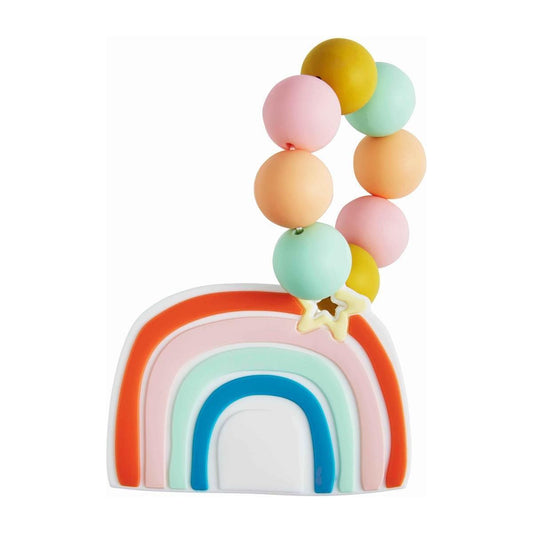 Red Rainbow Silicone Teether
