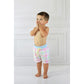 Rainbow Plaid Boys Swim Shorts