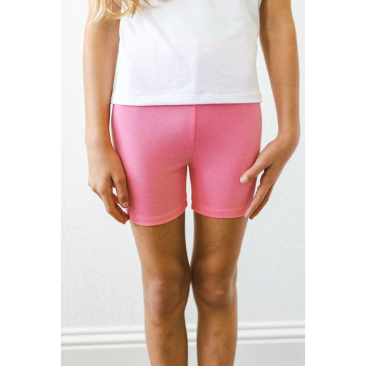 Flamingo Pink Twirl Shorts