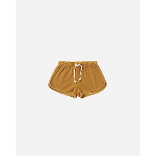 Gold Terry Track Short