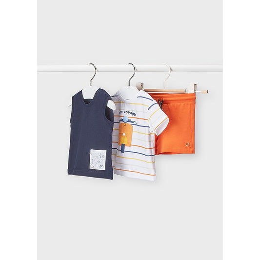 3pc Bon Voyage Shirt & Short Set
