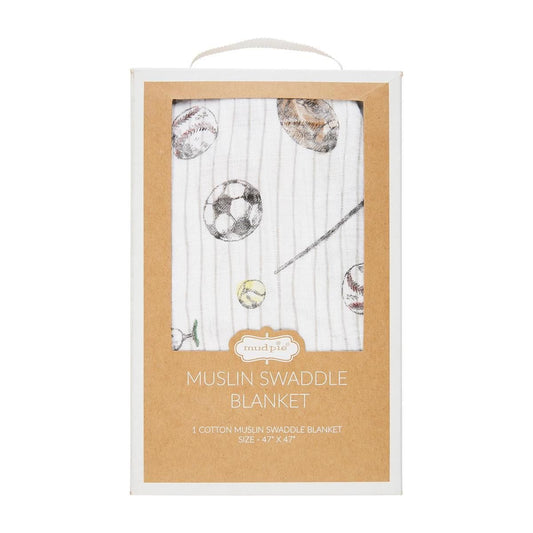 Sports Muslin Swaddle