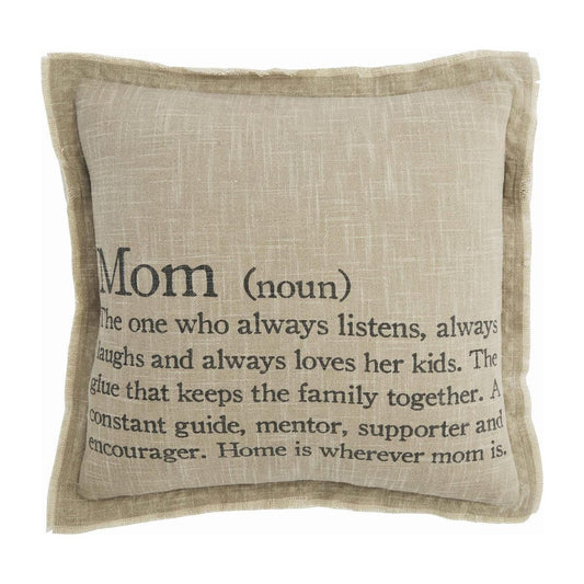 Mom Definition Throw Pillow