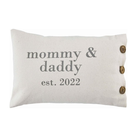 Parent Est. 2022 Pillow