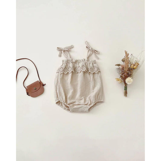 Shell Ruffle Romper