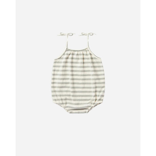 Nala Aqua Stripe Romper