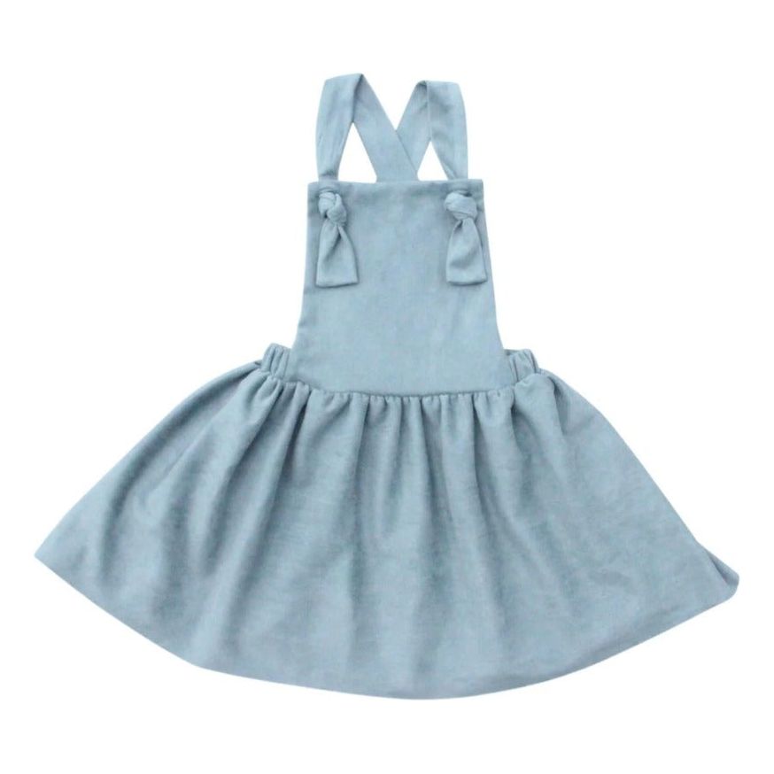 Pale Blue Pinafore Dress