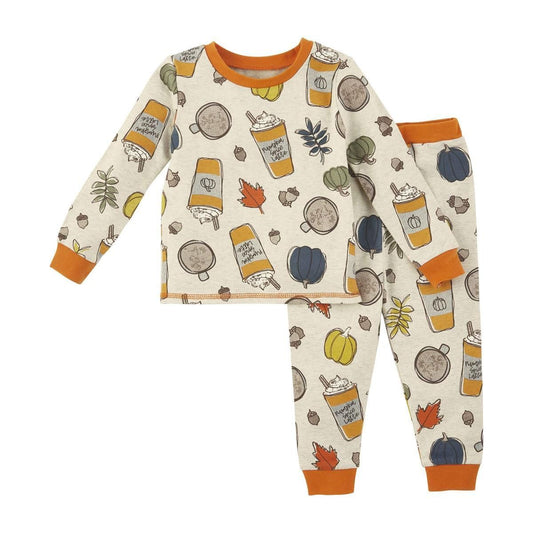 Pumpkin Spice Latte Toddler Pajamas