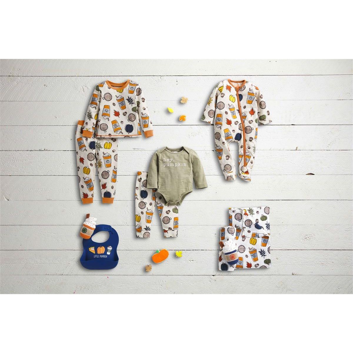 Pumpkin Spice Latte Toddler Pajamas