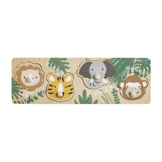 Safari Animal Knob Puzzle