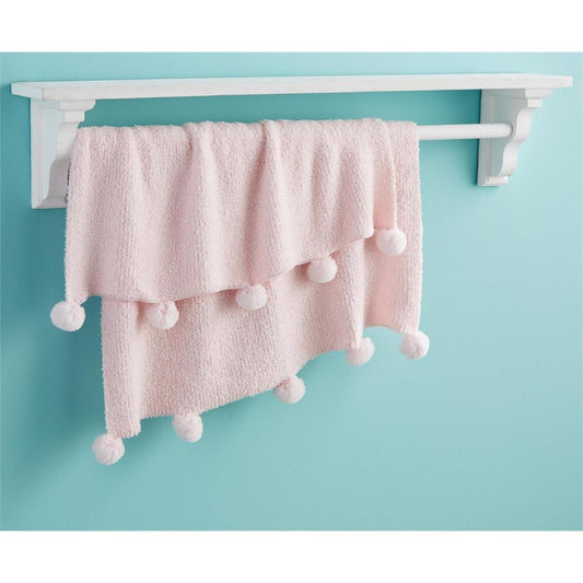 Pink Chenille Baby Blanket
