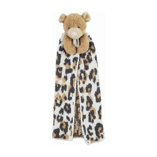 Brown Leopard Chenille Lovely Blanket