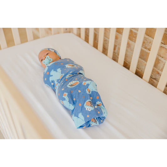Cookie Monster Knit Blanket Single