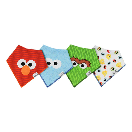 Elmo Bandana Bib Set (4-Pack)