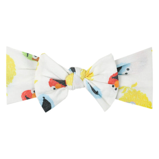 Sesame Scribbles Knit Headband Bow