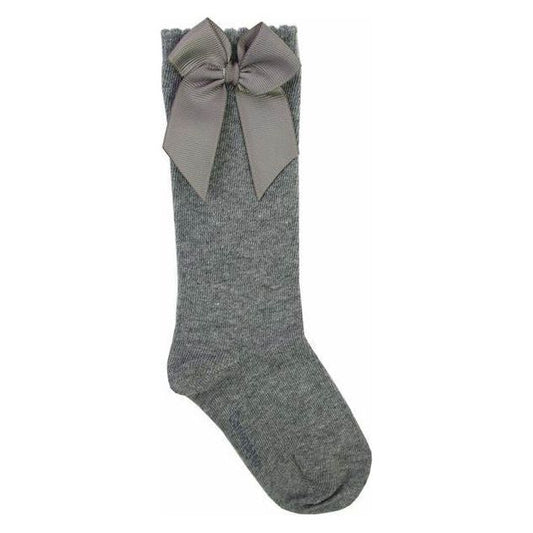 Grey Carlomagno Knee High Socks