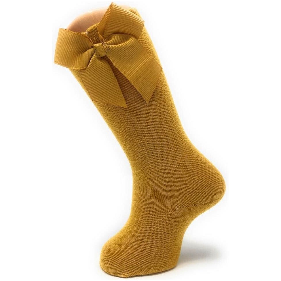 Mustard Carlomagno Knee High Socks
