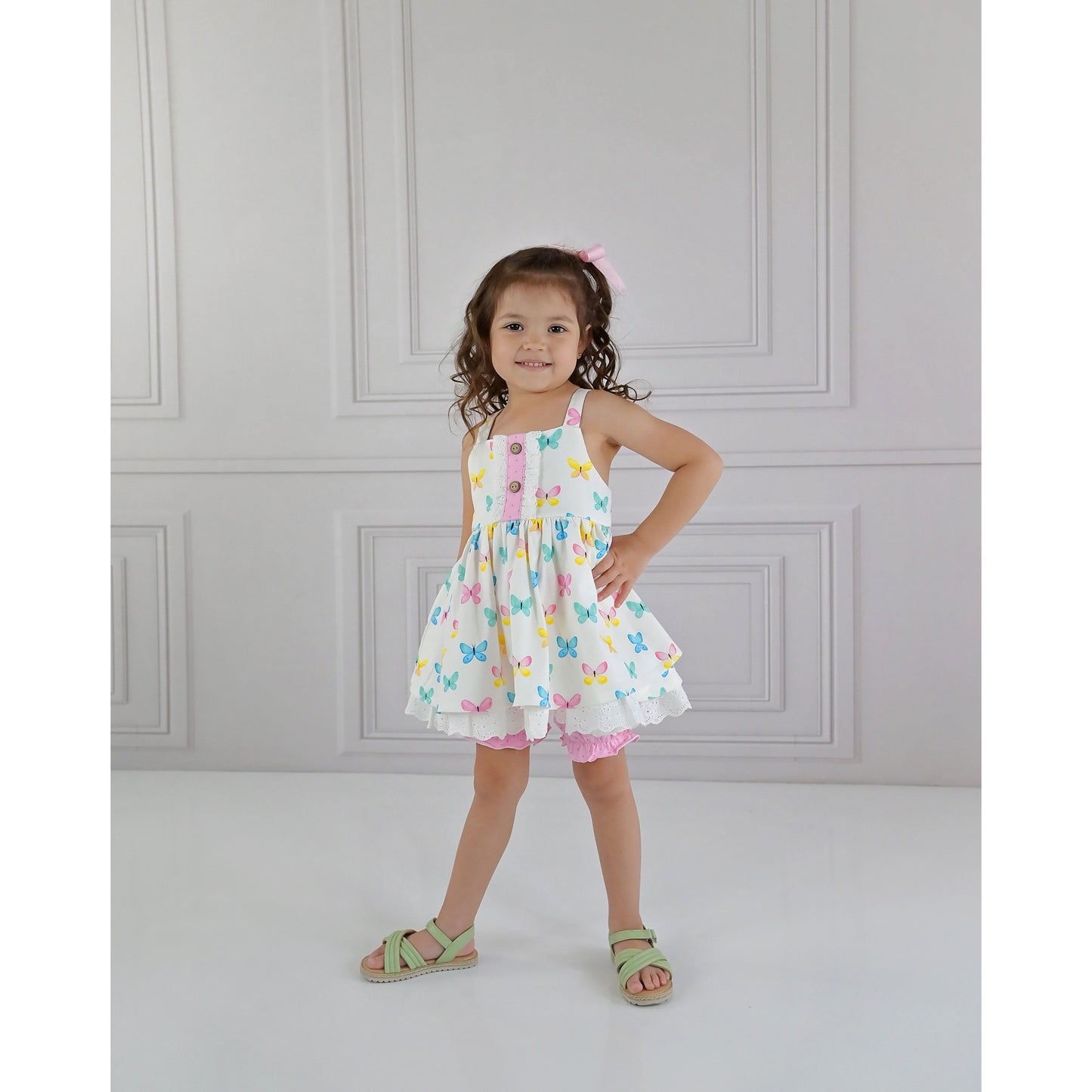 Spring Butterfly Tunic 2 pc Set