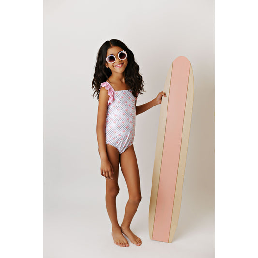 Flamingo Dots One Piece Swimmy