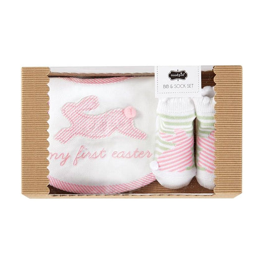 My First Easter Bib Sock Set