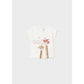 Cute Giraffe Applique T-shirt