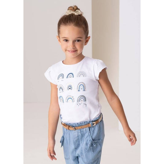 Blue Rainbows Girls T Shirt