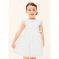 Embroidered White Lace Dress