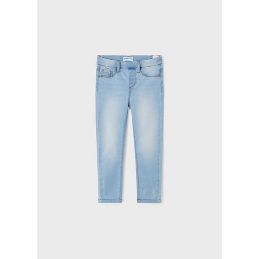 Light Denim Girls Jeggings Jeans-#548L