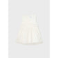 White Organza Dress -#1948