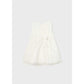 White Organza Dress -#1948