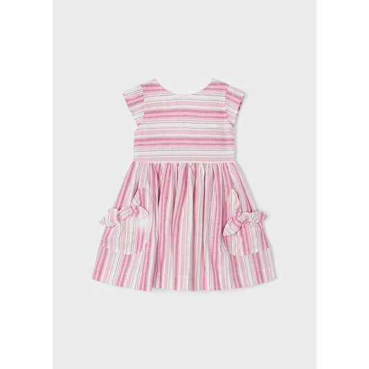 Hibiscus Printed Stripe Dress