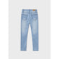 Super Skinny Light Denim Jeggings -#554L