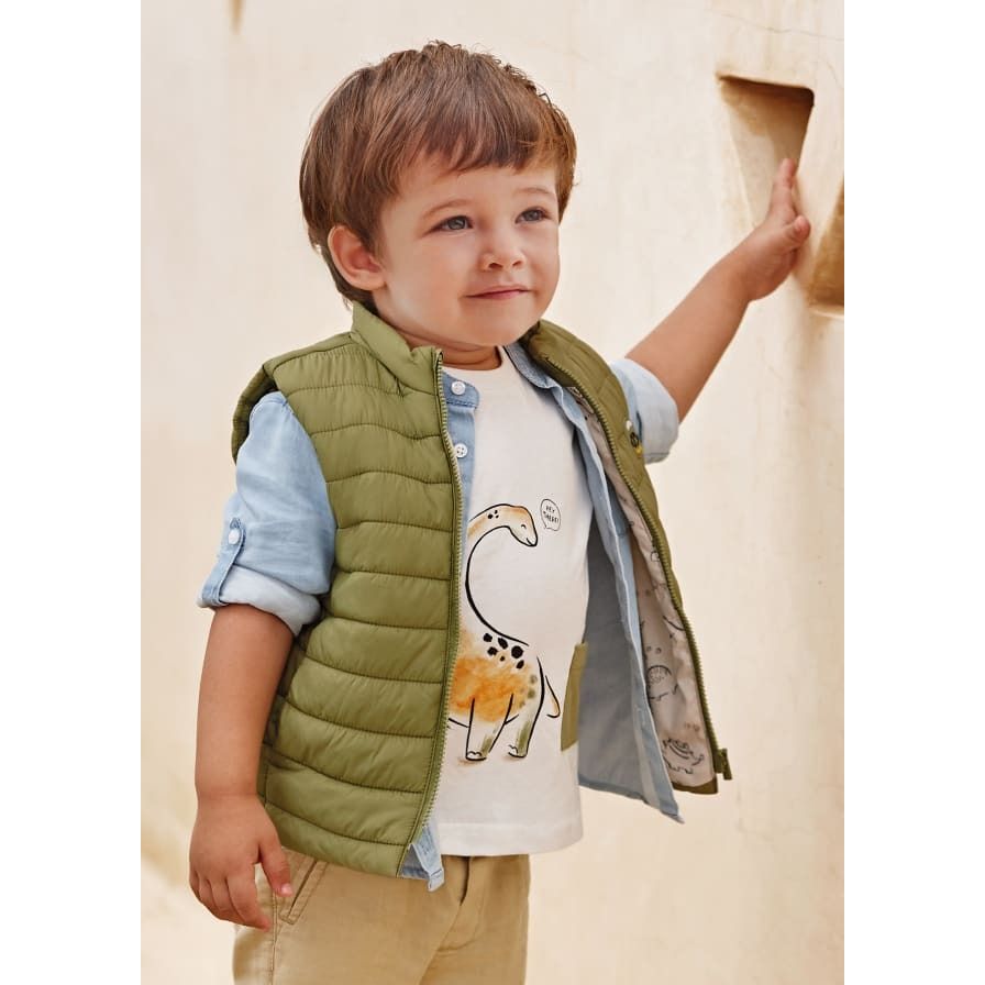 Lightweight Jungle Green Boys Vest