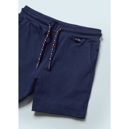 Navy Blue Drawstring Shorts
