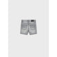 Soft Grey Denim Shorts--1285G
