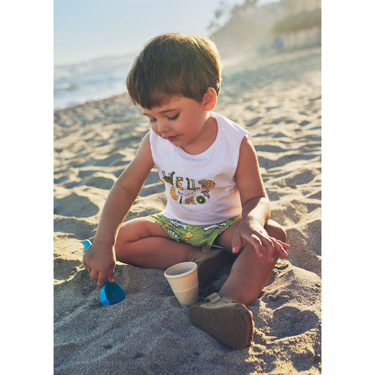 Hello Dino Swim Shorts Set