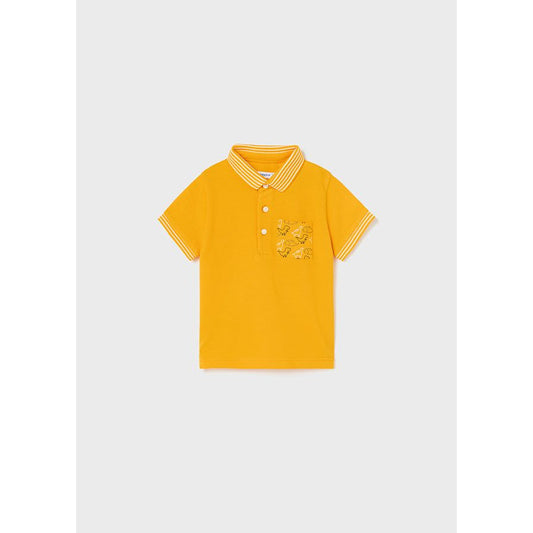 Amber Dino Print Polo Shirt