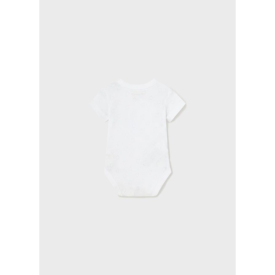 White Short Sleeve Bodysuit