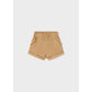 Caramel Linen Shorts