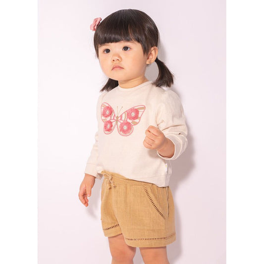 Caramel Linen Shorts