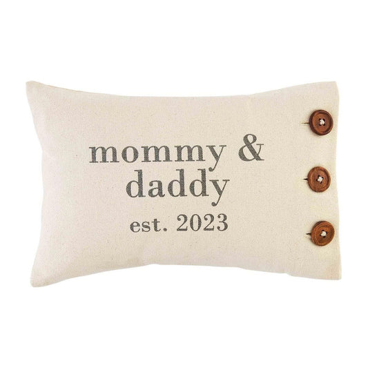 Parents Est 2023 Pillow