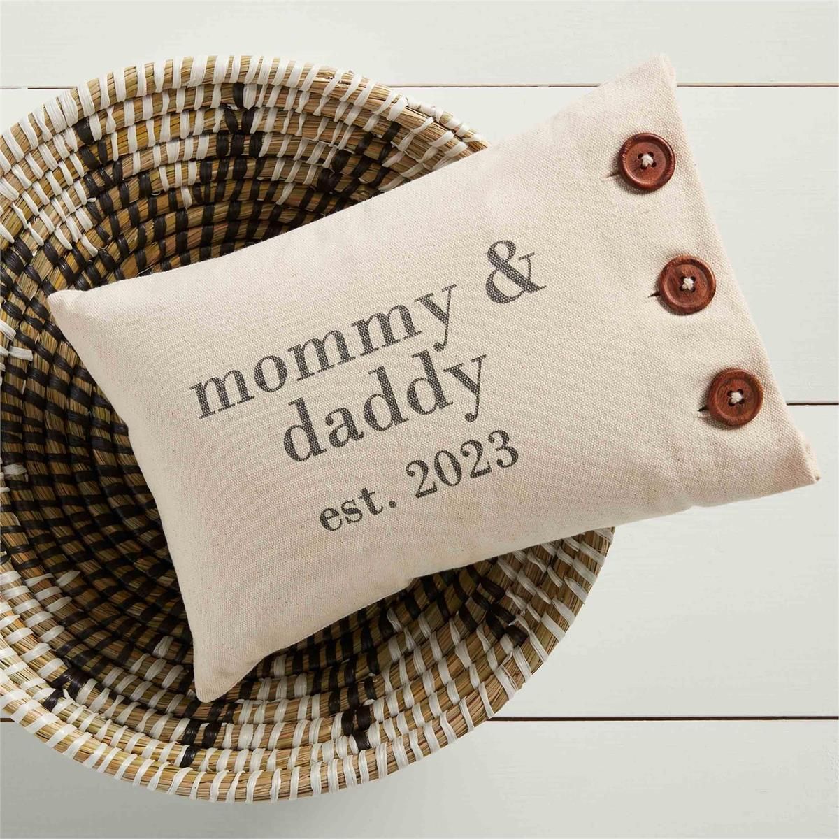 Parents Est 2023 Pillow