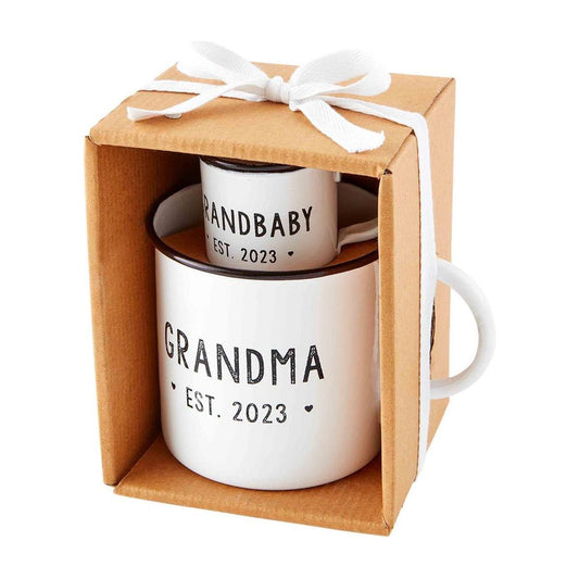 Grandma & Grandbaby Est. 2023 Mug Set
