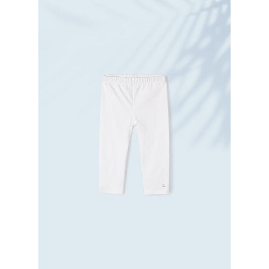 White Cotton Leggings