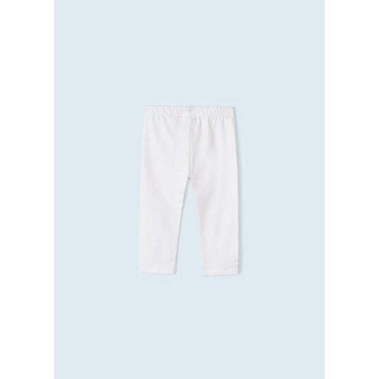 White Cotton Leggings